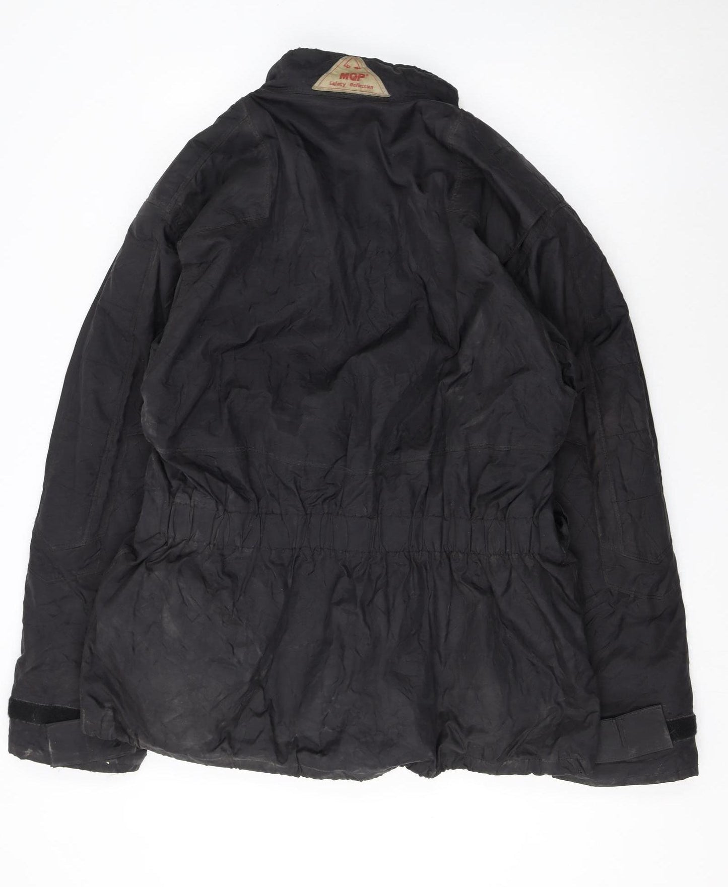 MQP Men’s Black 2XL Motorcycle Jacket Belted Waterproof Windproof