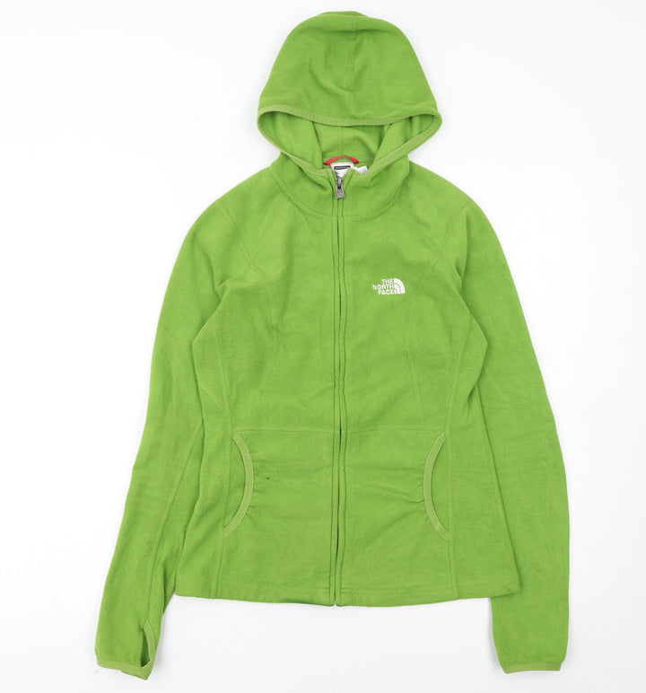 The North Face Womens Green XS Full Zip Fleece Hoodie