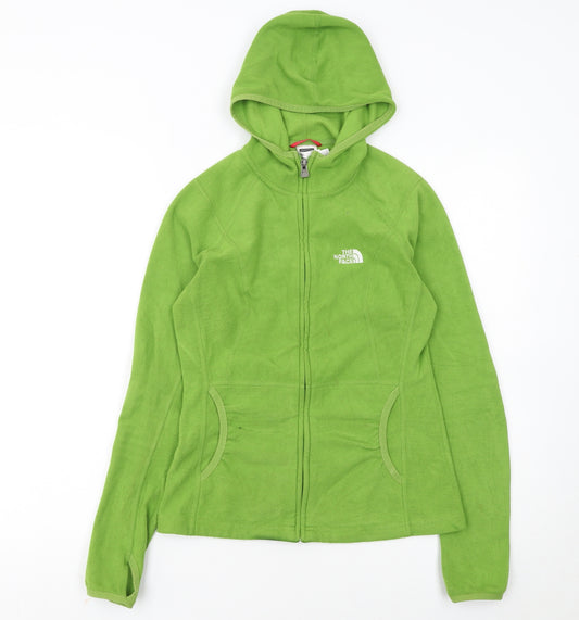 The North Face Womens Green XS Full Zip Fleece Hoodie