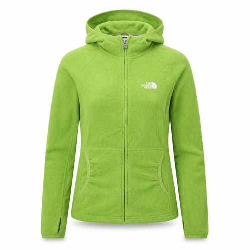 The North Face Womens Green XS Full Zip Fleece Hoodie