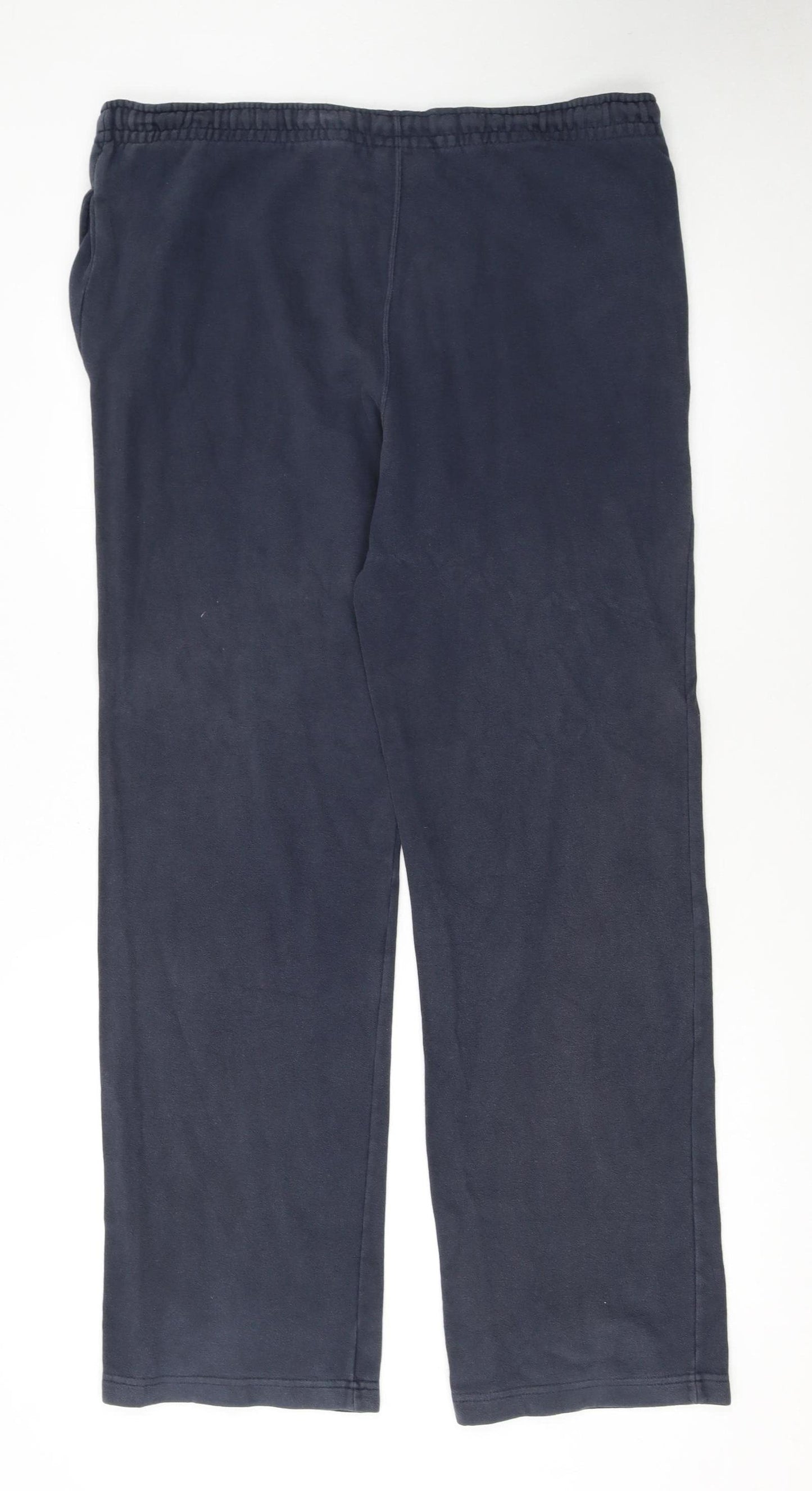 Champion Men's Blue Regular Fit Fleece Sweatpants M