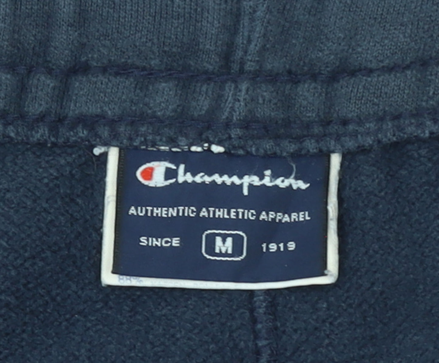 Champion Men's Blue Regular Fit Fleece Sweatpants M