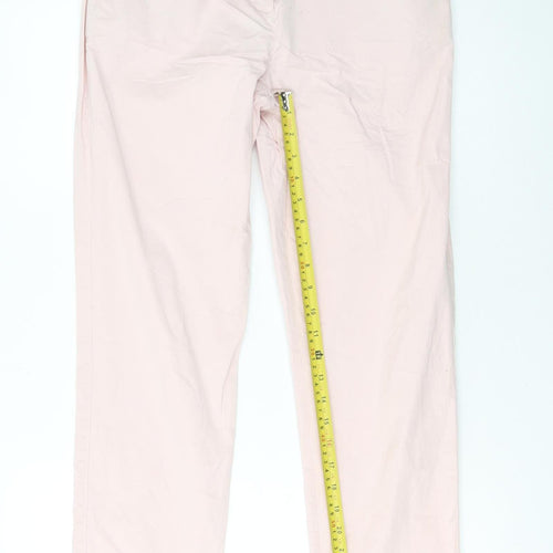 Tommy Hilfiger Women's Pink Chino Trousers Size 12