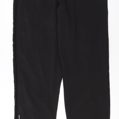 Starter Men's Black Track Pants L 36in Quick Dry Athletic Trousers