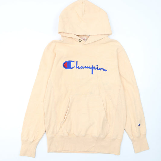Champion Womens Beige Reverse Weave Pullover Hoodie Size L