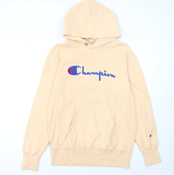 Champion Womens Beige Reverse Weave Pullover Hoodie Size L