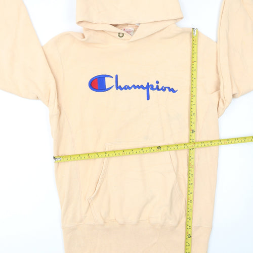 Champion Womens Beige Reverse Weave Pullover Hoodie Size L
