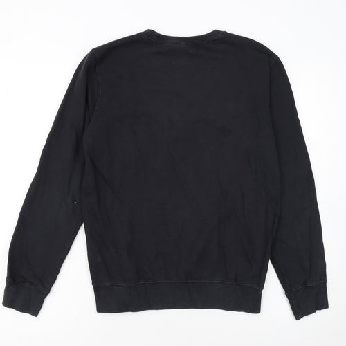 Champion Boys Black XL Pullover Sweatshirt Long Sleeve Logo Crew Neck