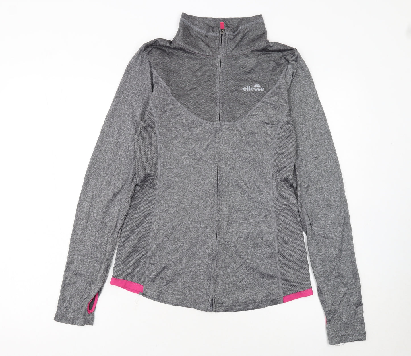 Ellesse Women’s Grey Size 12 Track Jacket Lightweight Activewear