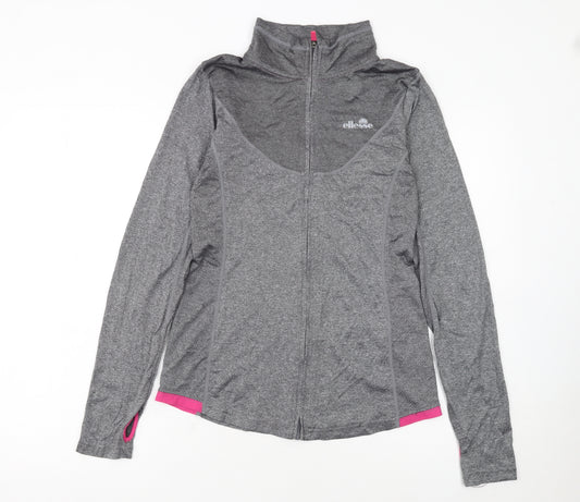 Ellesse Women’s Grey Size 12 Track Jacket Lightweight Activewear