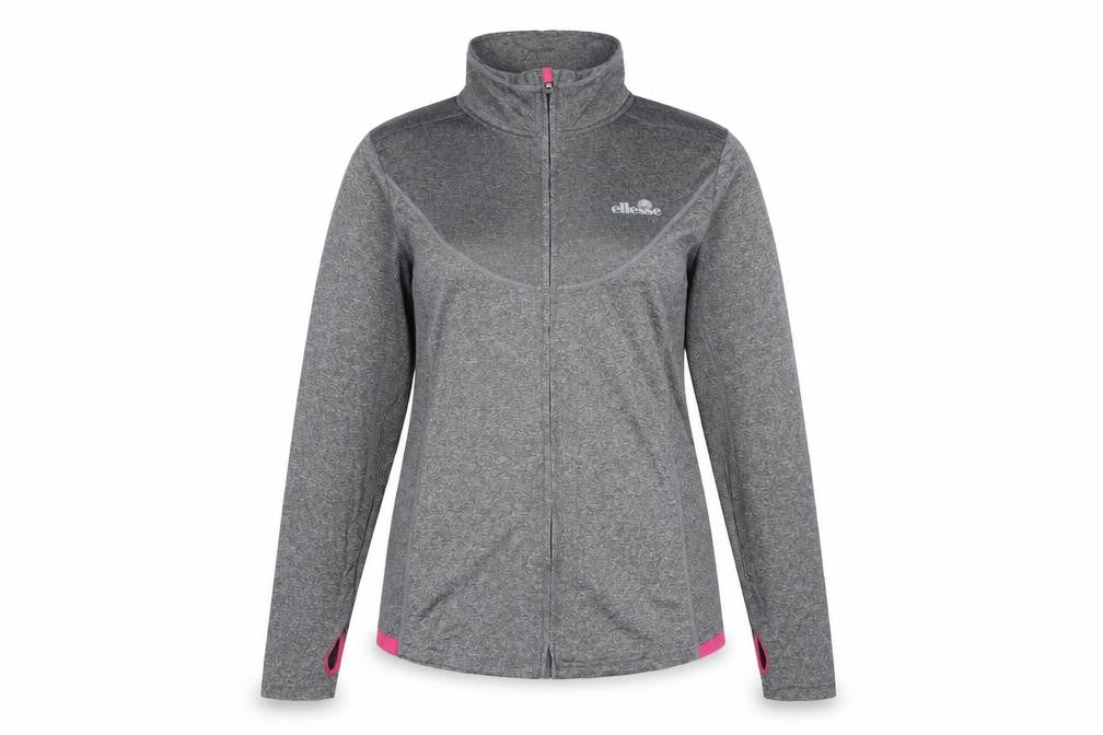 Ellesse Women’s Grey Size 12 Track Jacket Lightweight Activewear
