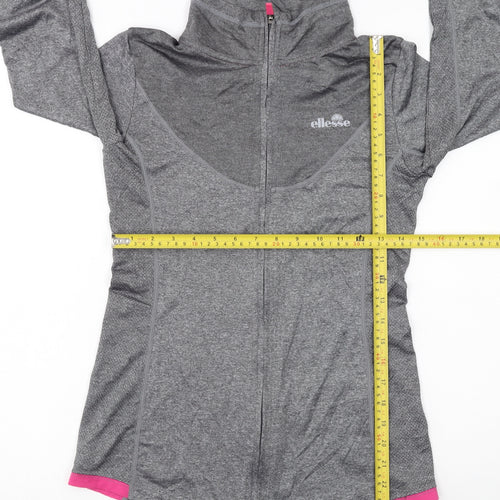 Ellesse Women’s Grey Size 12 Track Jacket Lightweight Activewear