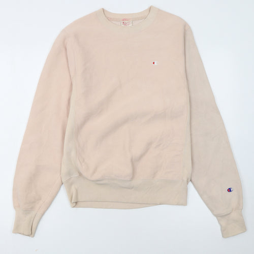 Champion Womens Beige XS Reverse Weave Pullover Sweatshirt