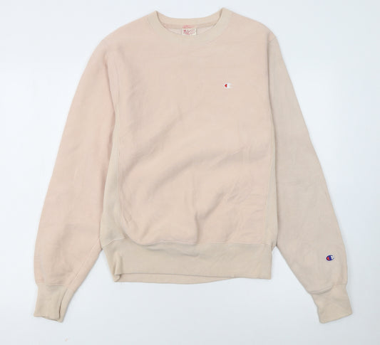 Champion Womens Beige XS Reverse Weave Pullover Sweatshirt