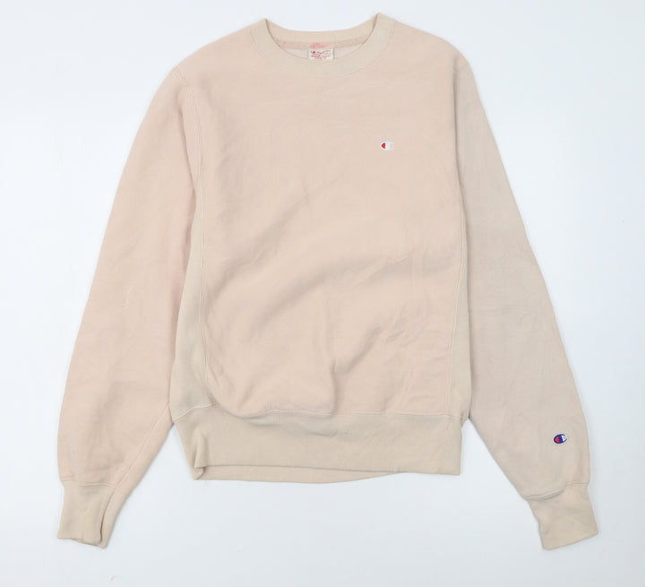 Champion Womens Beige XS Reverse Weave Pullover Sweatshirt
