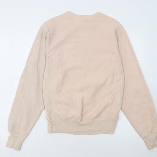 Champion Womens Beige XS Reverse Weave Pullover Sweatshirt