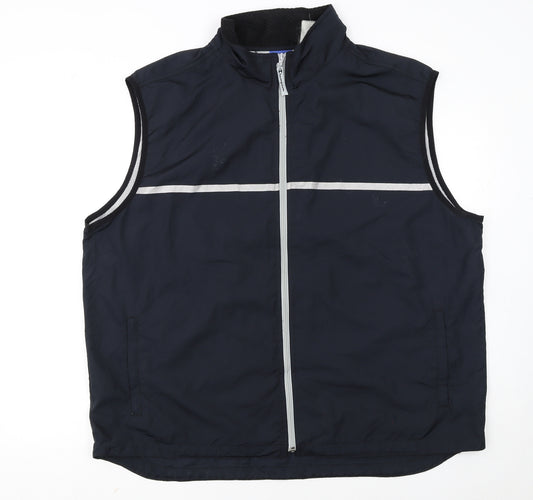 Champion Men's Blue 2XL Reflective Lightweight Bodywarmer Vest