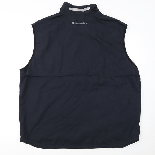 Champion Men's Blue 2XL Reflective Lightweight Bodywarmer Vest