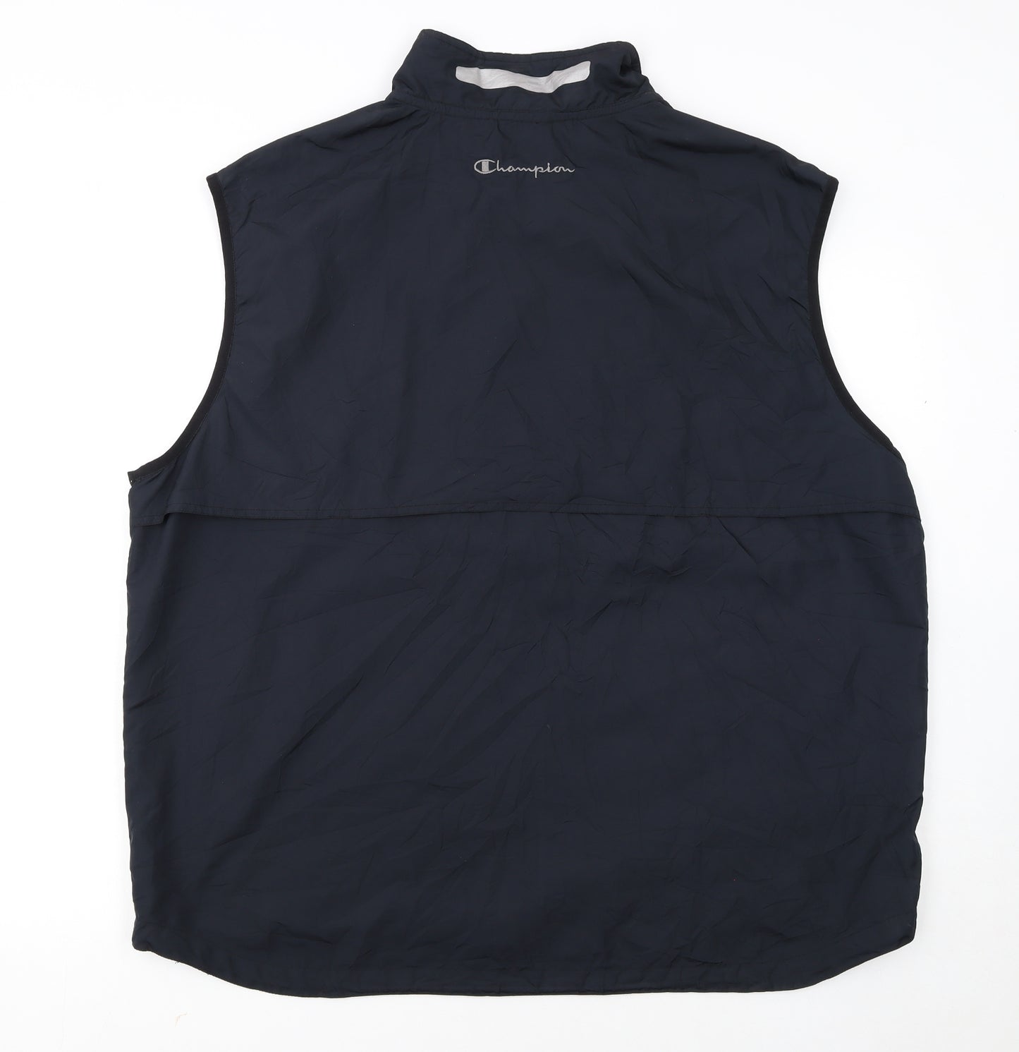 Champion Men's Blue 2XL Reflective Lightweight Bodywarmer Vest