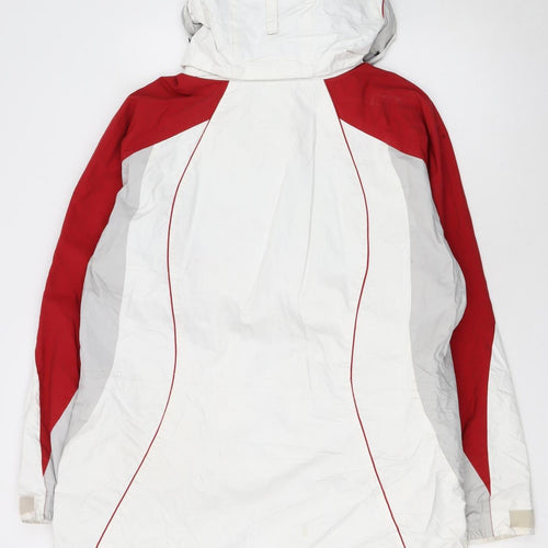 Columbia Women's White Red XL Waterproof Ski Jacket