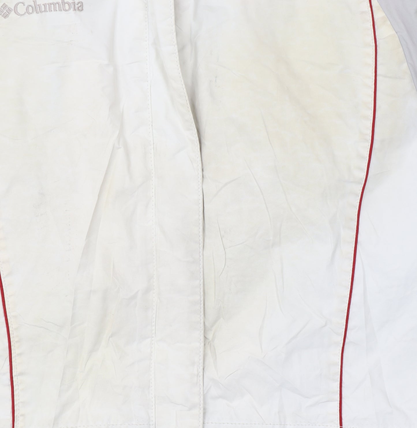 Columbia Women's White Red XL Waterproof Ski Jacket