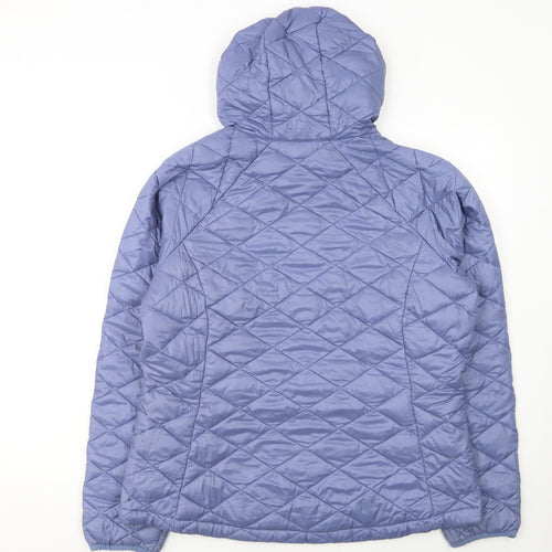 Columbia Womens Blue XL Quilted Hooded Puffer Jacket
