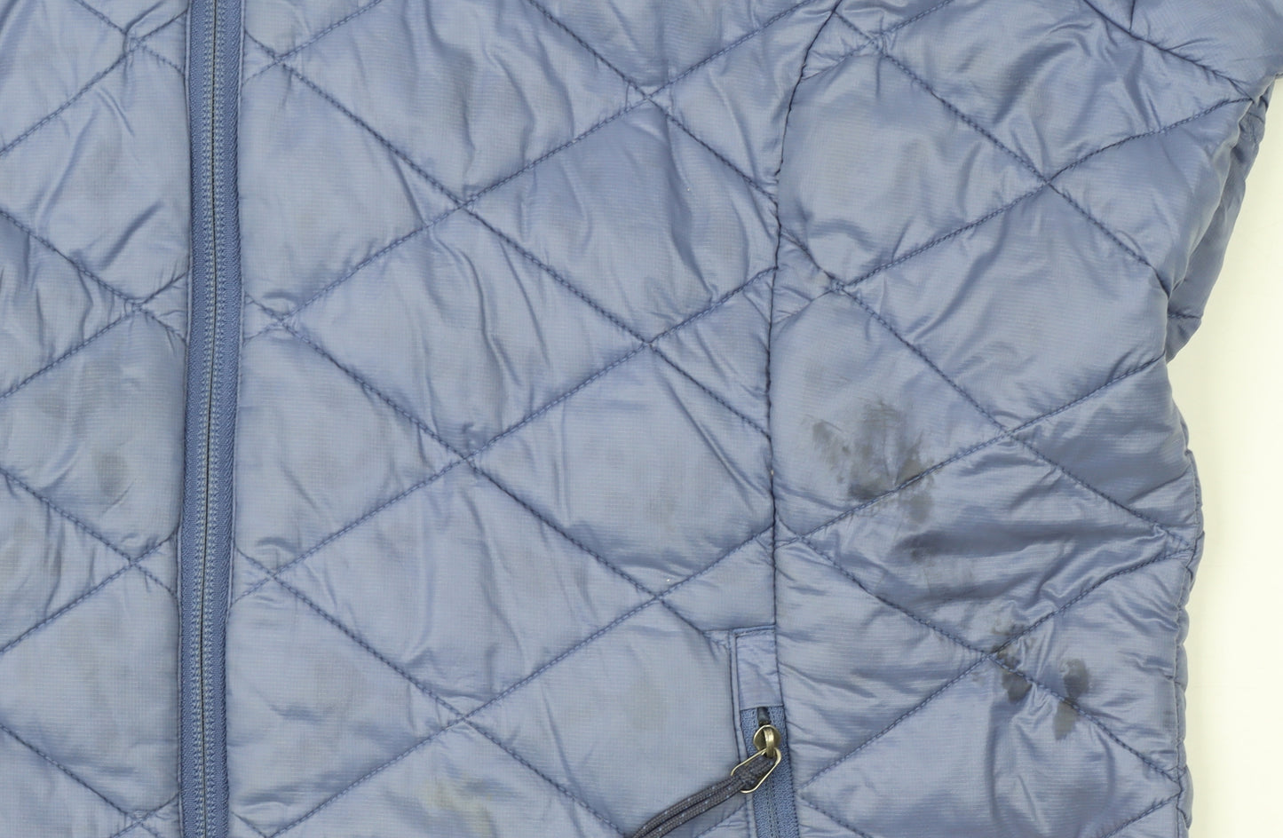 Columbia Womens Blue XL Quilted Hooded Puffer Jacket