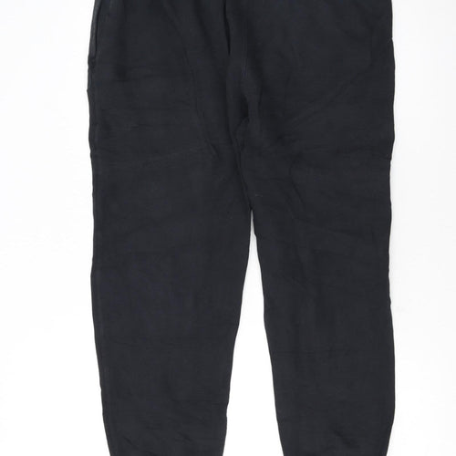 Nike Men's Black Jogger Fleece Sweatpants L Regular Fit