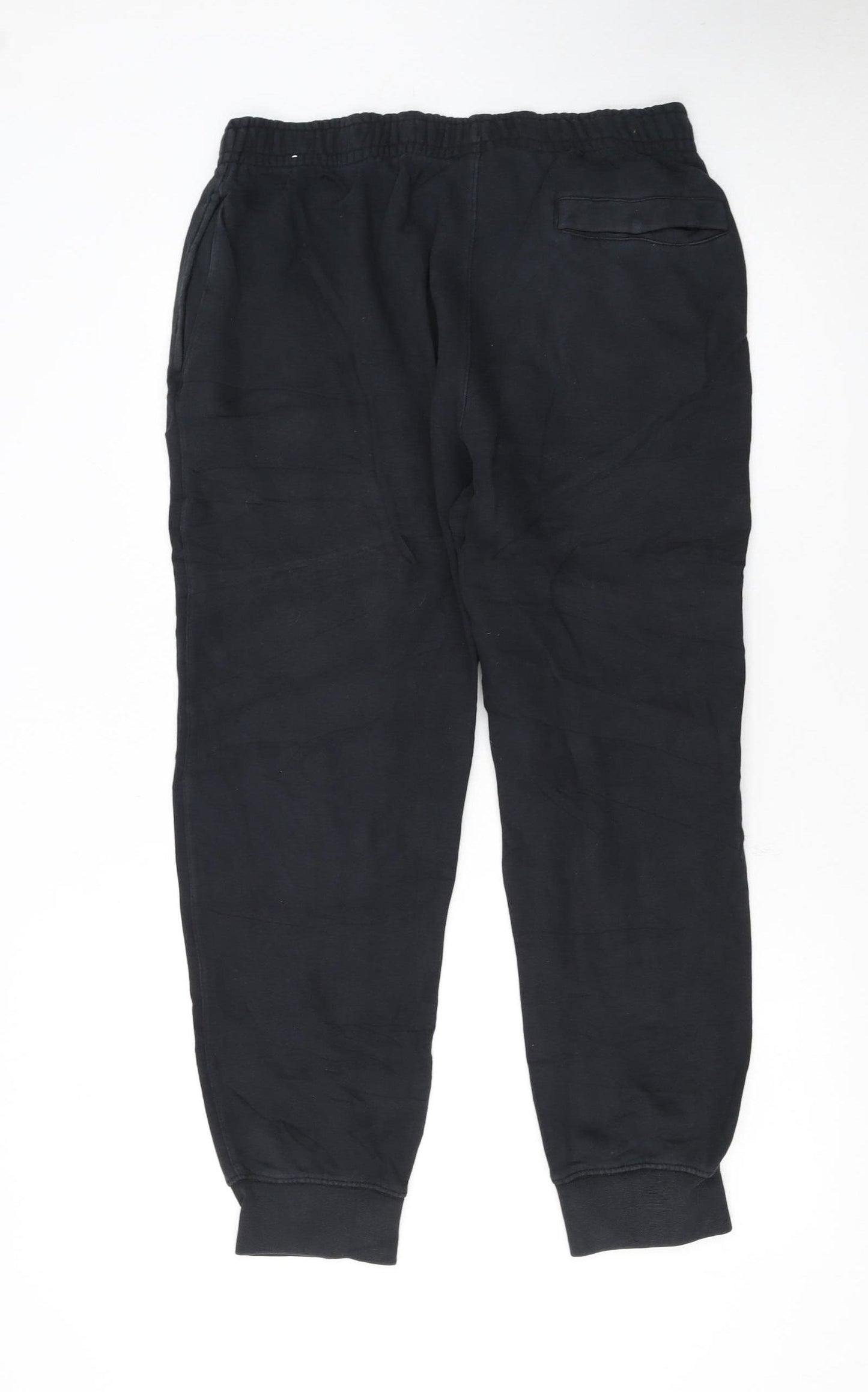 Nike Men's Black Jogger Fleece Sweatpants L Regular Fit