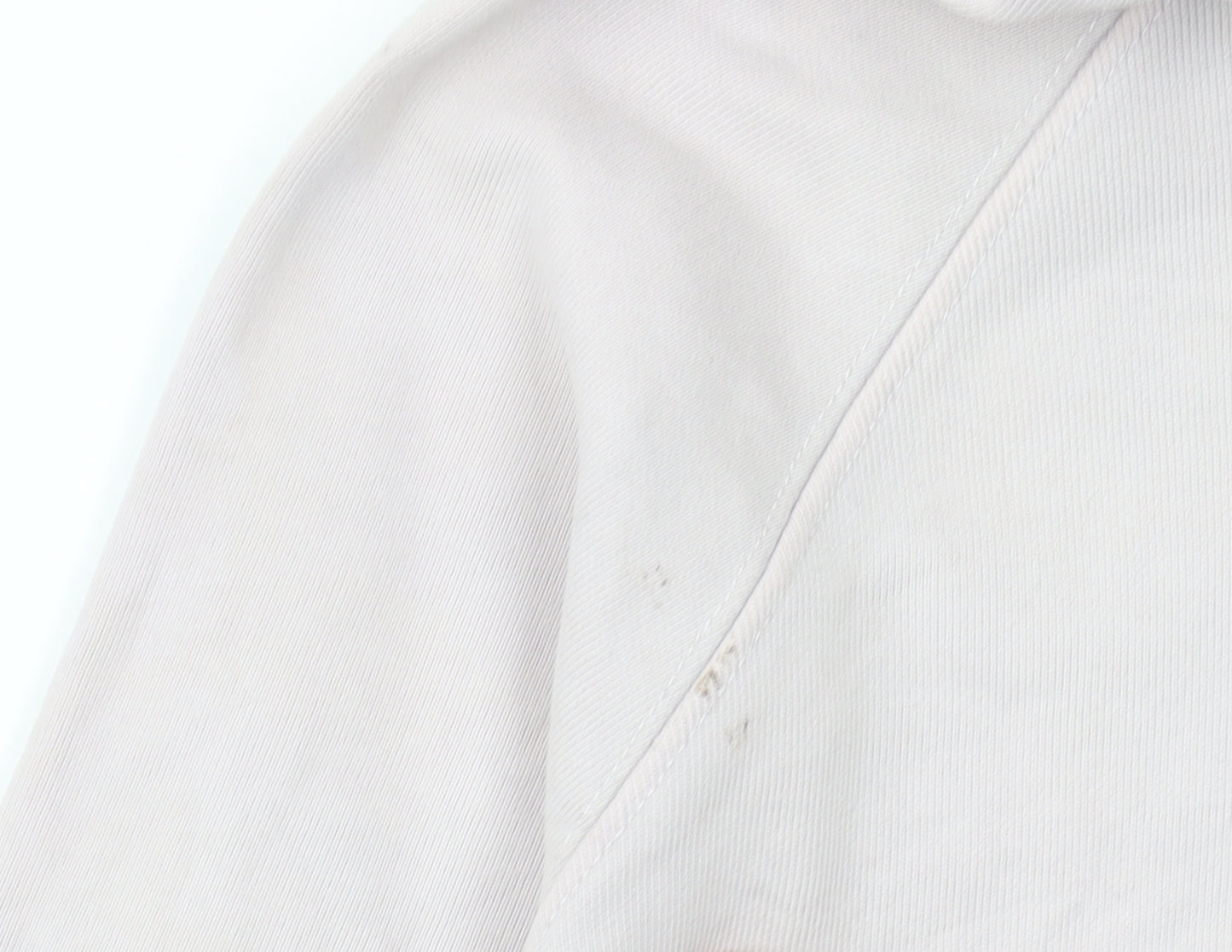 Levi's Women Beige Small Pullover Hoodie Logo Cotton Casual