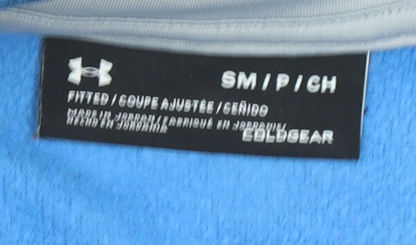 Under Armour Men's Blue 1/4 Zip Pullover Sweatshirt Size S