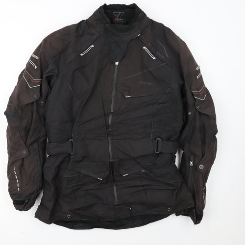 Modeka Men’s Black 40 Motorcycle Jacket Waterproof Windproof