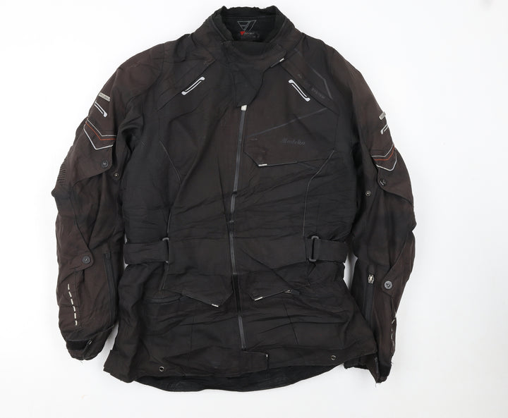 Modeka Men’s Black 40 Motorcycle Jacket Waterproof Windproof