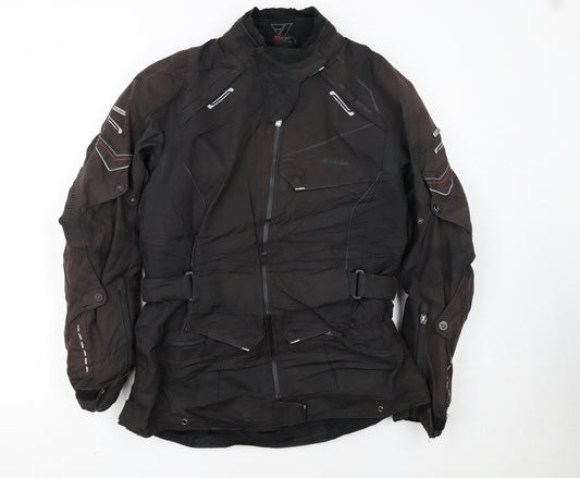 Modeka Men’s Black 40 Motorcycle Jacket Waterproof Windproof