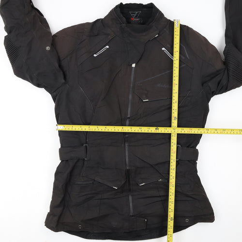 Modeka Men’s Black 40 Motorcycle Jacket Waterproof Windproof
