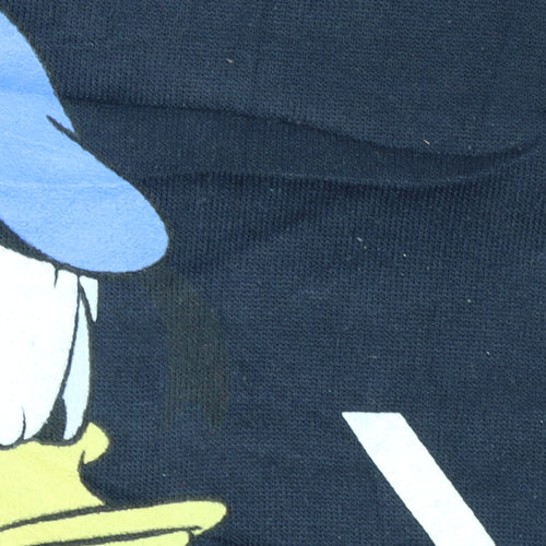 Disney Women Navy Donald Duck New York Pullover Sweatshirt L