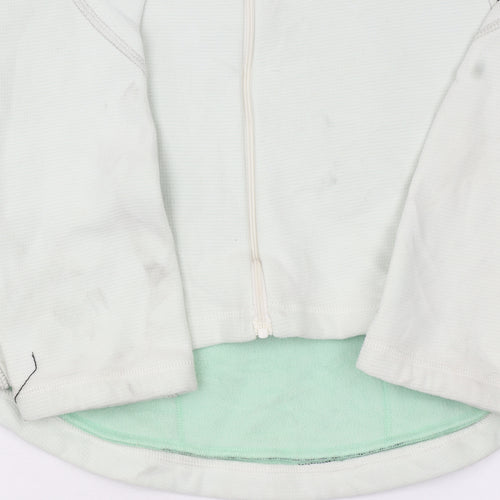 Adidas Women's Ivory Small Track Jacket Full Zip Reflective Sportswear