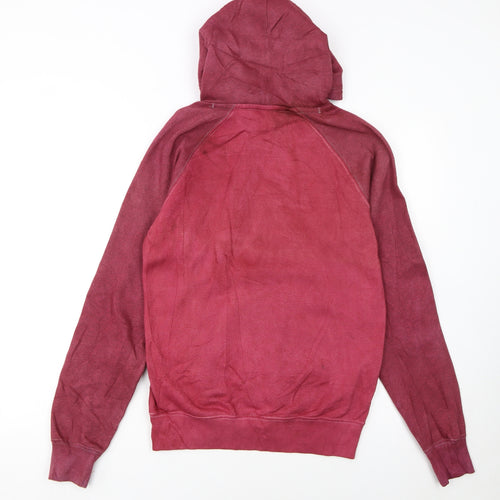 Champion Women’s Red Pullover Hoodie Small Logo Sweatshirt