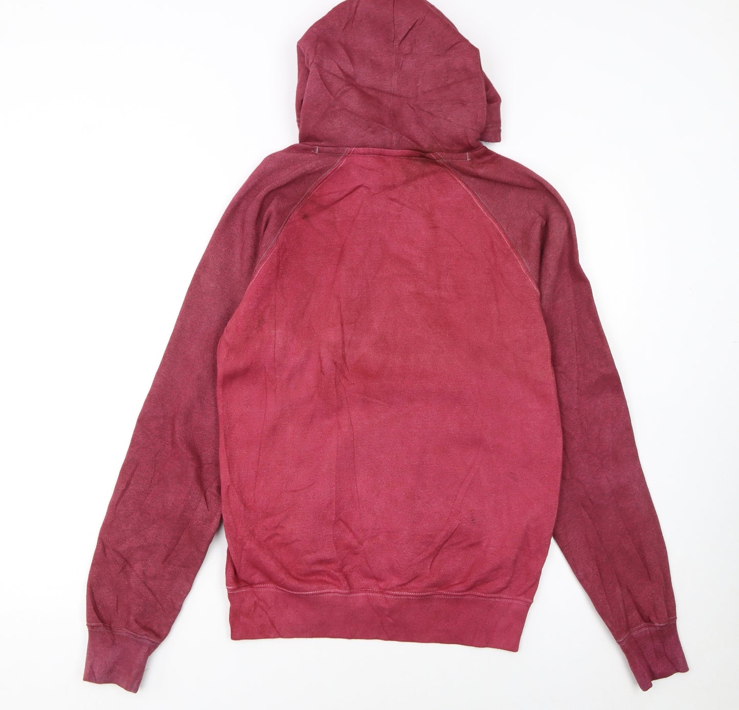 Champion Women’s Red Pullover Hoodie Small Logo Sweatshirt