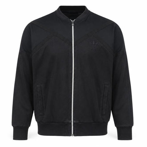 Adidas Men's Black Medium Track Jacket Full Zip Sportswear