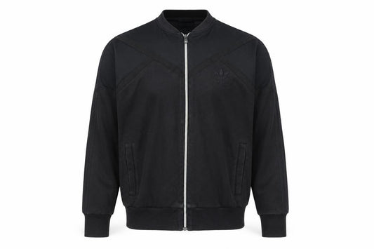 Adidas Men's Black Medium Track Jacket Full Zip Sportswear