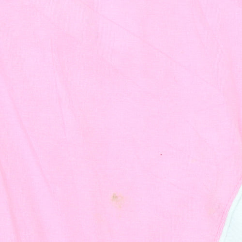 Reebok Womens Pink 1/2 Zip Hooded Sweatshirt Size 12