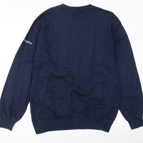 Champion USA Navy Blue Women's Large Pullover Sweatshirt