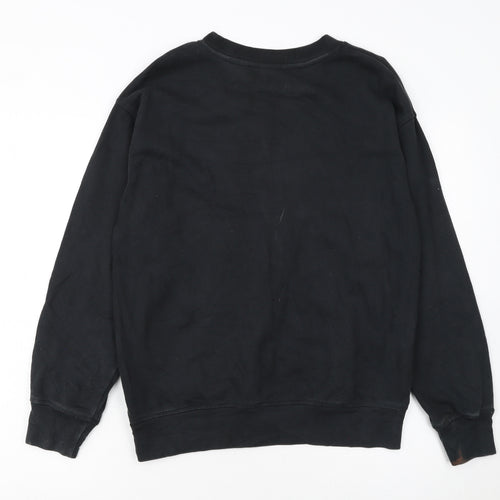 Levi’s Men’s Black Cotton Pullover Sweatshirt S Crew Neck Logo
