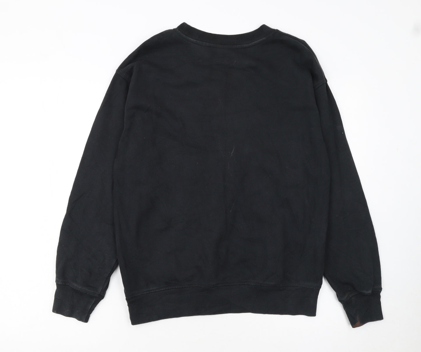 Levi’s Men’s Black Cotton Pullover Sweatshirt S Crew Neck Logo