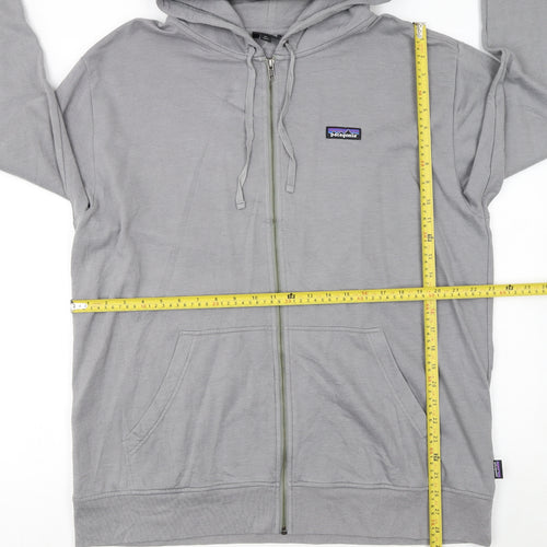 Patagonia Men’s Grey XL Full Zip Organic Cotton Hoodie