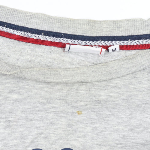 FILA Men's Grey Crew Neck Logo Sweatshirt Size M
