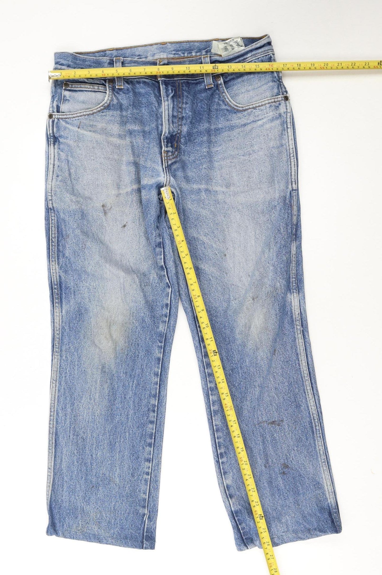 Wrangler Women Blue Regular Fit Straight Leg Denim Jeans Size 14
