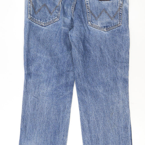 Wrangler Women Blue Regular Fit Straight Leg Denim Jeans Size 14