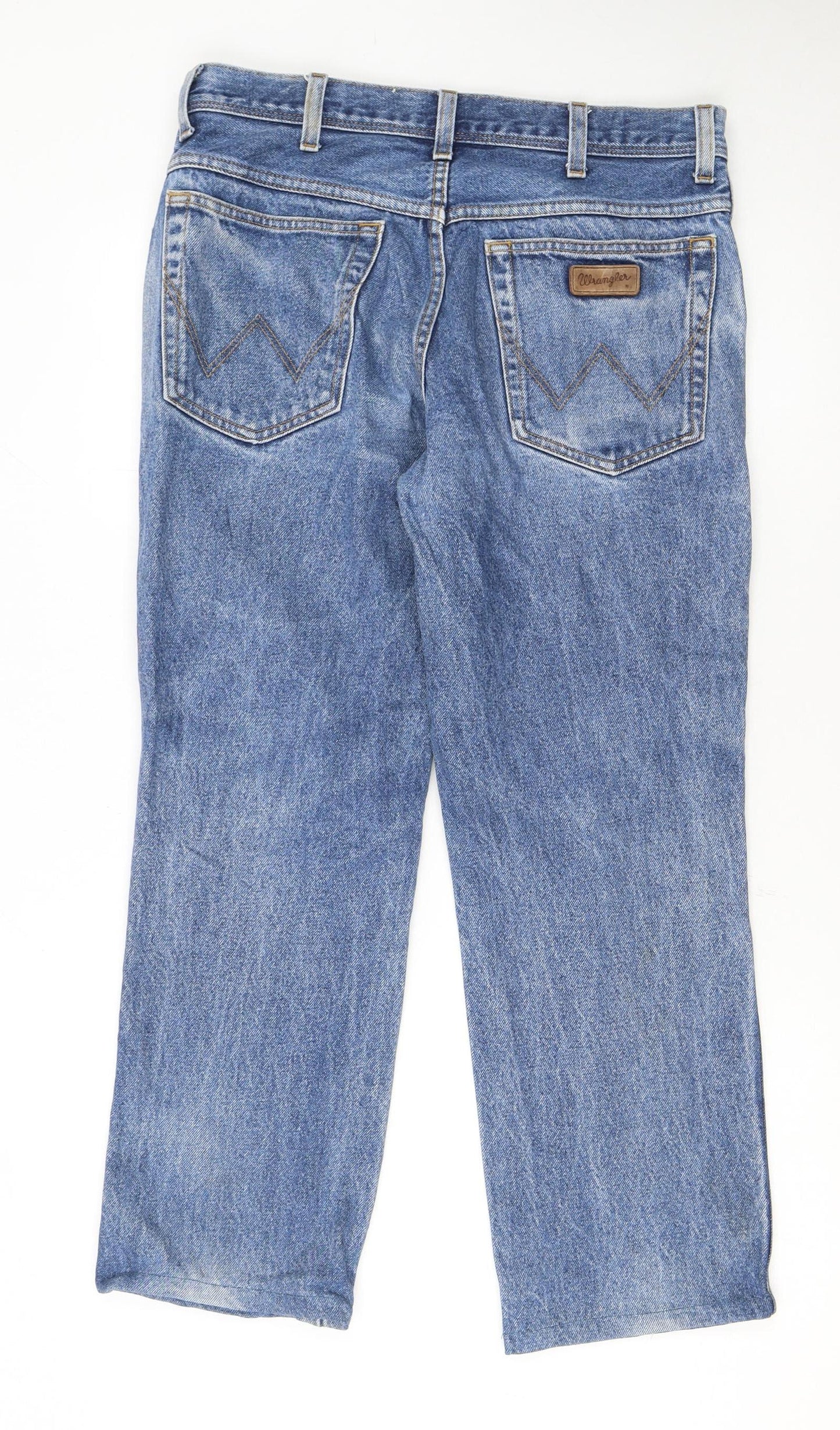 Wrangler Women Blue Regular Fit Straight Leg Denim Jeans Size 14
